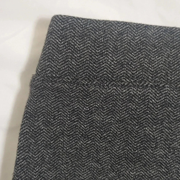 Banana Republic Herringbone Side Zip Pants, Color Black Gray Size M - Picture 11 of 14